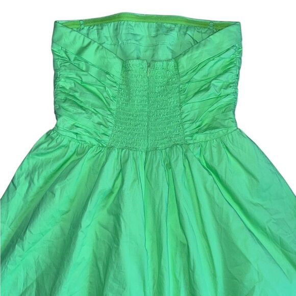 WAYF Women's Strapless Midi Dress in Green Size Small - Picture 5 of 9